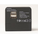 Універсальний дорожній мережевий перехідник PowerPlant c USB 220V 6A (DV00DV5067)