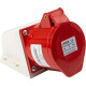Силова розетка HiSmart 32A 3P+PE+N 380V IP44 (125)(LX-125)