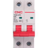 Мініатюрний вимикач постійного струму CNC YCB8-63PV 2P C63 DC500 6ka(NV821662)
