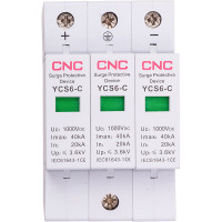 Обмежувач імпульсних перенапруг CNC YCS6/3P-C 20-40KA DC1000V DC(NV821747)