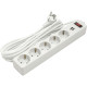 Мережевий фільтр PowerPlant 5 м, 3x1.5мм2, 10А, 5 розеток, 2xUSB 2.1A, євростандарт (JY-1056U/5) (PPSA10M50S5U)