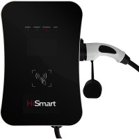 Зарядна станція для електромобілів HiSmart Type 2, 22kW, 32A, 3-фазна, 5м (EV200085)