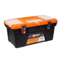Polax plastic tool box with metal lock 19" (01-0144)