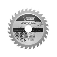 Polax saw blade for wood with carbide tips 125x22.2/20, 30T (54-137)