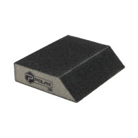 Sanding sponge P120 Polax angular 110x90x25 mm (54-185)