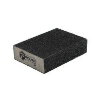 Sanding sponge P60 Polax straight 100x70x25 mm (54-188)