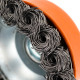 Щетка чашечная 85 мм, для УШМ, М14, витая проволока Polax (54-161)