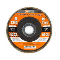 Flap Sanding Disc for Angle Grinder Polax 125x22 mm, K120 (54-006)