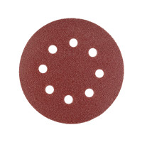 Perforated Hook and Loop Sanding Discs K80 125 mm, 10 pcs Polax (54-215)