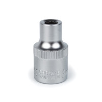 Головка торцевая Polax автомобильная шестигранная 8 мм, 1/2", CrV (25-082)