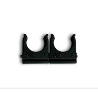 Clip for Polax corrugation 20 mm black 100 pcs. (37-068)