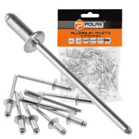 Aluminum pull-out rivets 4 x 10 mm Polax (37-009)