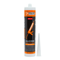 Universal silicone sealant Polax 280 ml Transparent (60-001)
