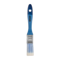 Brush flat Polax 1" type "Acrylic" professional, artificial bristles, plastic handle (03-007)
