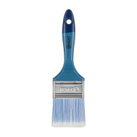 Brush flat Polax 2.5" type "Acrylic" professional, artificial bristles, plastic handle (03-010)
