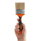 Пензель флейцевий Polax 3" тип "Elite" професійний, змішаний ворс, двокомпонентна ручка (03-005)