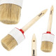 Round brush Polax №16/55mm, type "Standard" professional, mixed bristles, wooden handle (08-008)