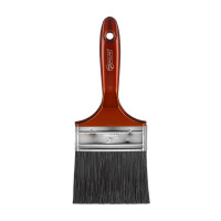 Brush flat Polax 4" type "Lacra" artificial bristles, plastic handle (09-006)
