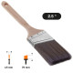 Кисть малярная плоская 2,5" Polax скошенная (58-002)