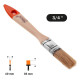 Кисть флейцевая Polax 3/4″ тип "Стандарт" смешанный ворс пластиковая ручка (04-001)
