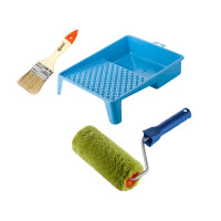 Roller "Sintex" 180x58 mm with handle, tray and brush "Standard" Polax (770-252)