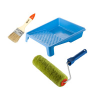 Roller "Sintex" 250x48 mm with handle, tray and brush "Standard" Polax (770-285)