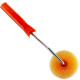 Валик структурний "Шорсткий" 8х80х250 мм професійний Polax з ручкою (21-006)