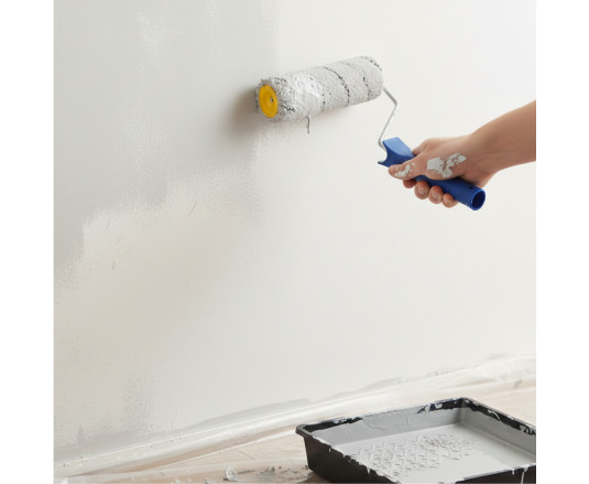 Paint roller "Premium" 8x48x180 mm professional Polax (18-001)