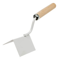 Polax External Corner Trowel with Wooden Handle (100-432)