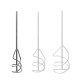 Polax universal construction mixer for solutions HEX 60 mm (100-029)