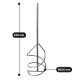 Polax universal construction mixer for mixtures and solutions HEX 100 mm (100-031)