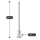 Polax professional construction mixer for dry mixes SDS PLUS, 58 mm (31-004)