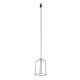 Polax professional construction mixer for gypsum mixtures HEX, 100 mm (31-013)