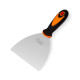 Spatula with stainless coating Polax 120 mm, two-component handle PROFI (111-070)