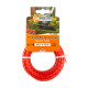 Wire for trimmer "Twisted square" 2.7 mm Polax 15 m (70-068)
