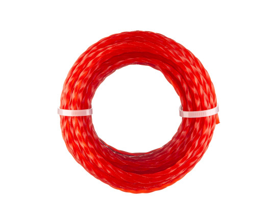 Wire for trimmer "Twisted square" 2.7 mm Polax 15 m (70-068)