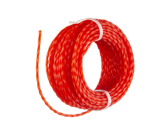 Wire for trimmer "Twisted square" 2.7 mm Polax 15 m (70-068)