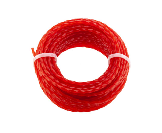 Wire for trimmer "Twisted square" 2.7 mm Polax 15 m (70-068)
