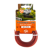 Wire for trimmer "Square with cord" 2 mm Polax 15 m (70-079)