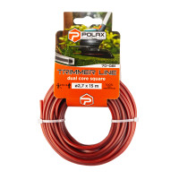 Wire for trimmer "Square with cord" 2.7 mm Polax 15 m (70-081)