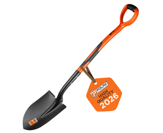 Bayonet shovel Polax with fiberglass handle 290х218 mm (70-133)