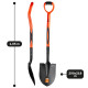 Bayonet shovel Polax with fiberglass handle 290х218 mm (70-133)