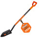 Bayonet shovel Polax with metal handle 195x285 mm (70-134)