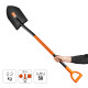 Bayonet shovel Polax with metal handle 195x285 mm (70-134)
