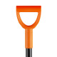 Bayonet shovel Polax with metal handle 195x285 mm (70-134)