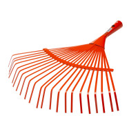 Metal fan rake Polax flat tines, 460 mm (70-136)
