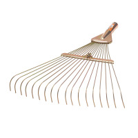 Metal fan rake Polax, round tines 300-500 mm (70-138)