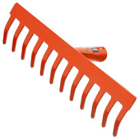 Metal rake Polax 12 tines, 290х83 mm (70-142)