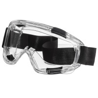 Closed-type transparent safety glasses Polax with polycarbonate lenses (53-051)
