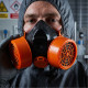 Polax chemical respirator two cartridges (53-004)